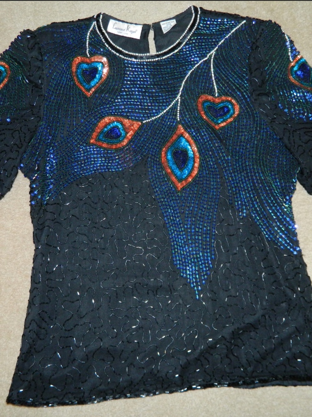 1980s Beaded Evening Wear Laurance Kazar